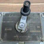 Sound Powered Ship Telephone - Close-up of Label