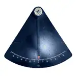 White back ground: Vintage Lilley & Gillie Clinometer Made In North Shields England