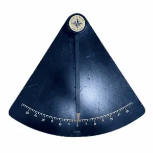 White back ground: Vintage Lilley & Gillie Clinometer Made In North Shields England