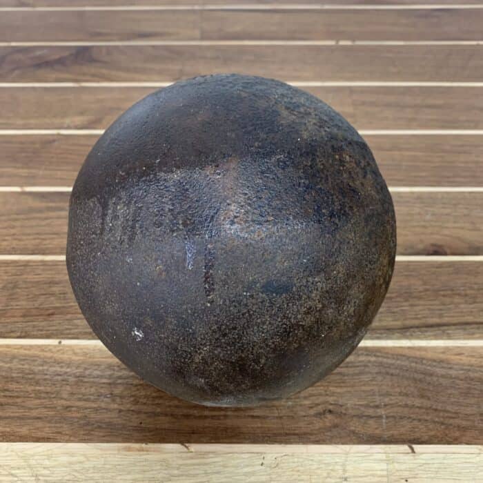 Solid Iron Civil War Cannon Ball