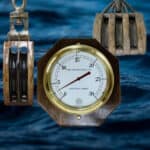 Brass Pressure Gauges and Wooden Pulleys