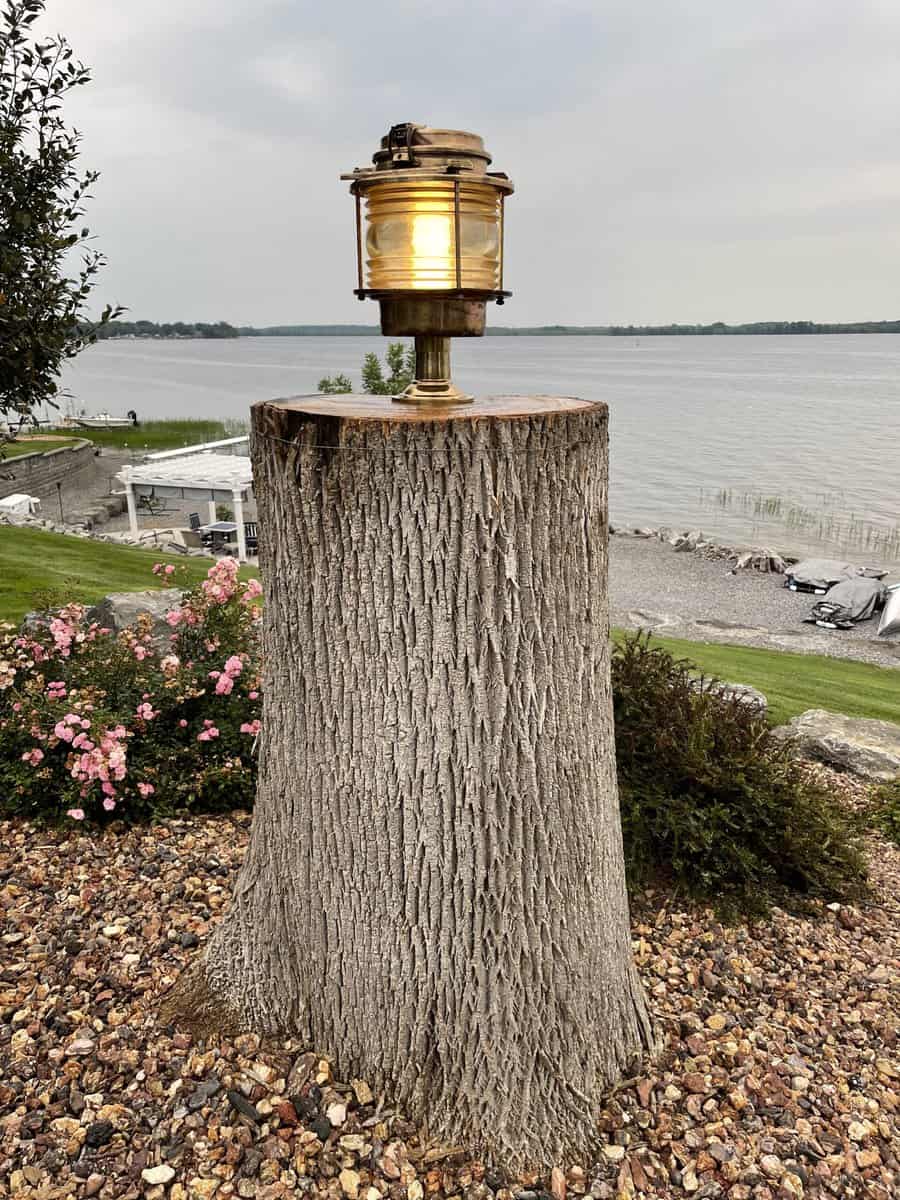 Outdoor Post Mount Lighting Brass Salvaged Lighting
