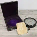 1940s Ashcroft Pressure Gauge with Original Testing Paperwork