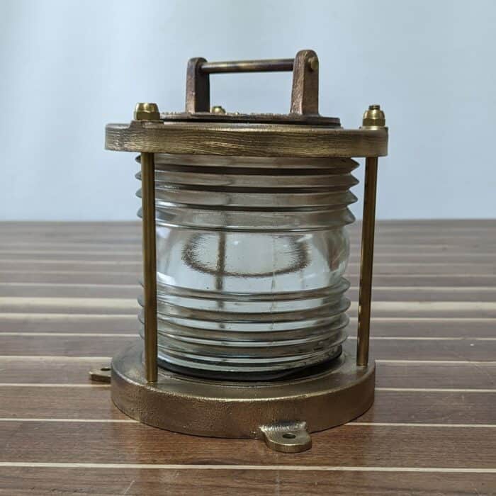 American Brass Fresnel Lens Lamp - Pauluhn - Houston, Texas 01