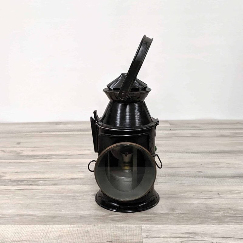 Antique Nautical Handheld Oil Burning Lantern