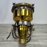 Brass And Stainless Vintage Nautical Spotlight Light