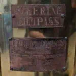 Brass Osaka Works Binnacle with Cassens and Plath Brass Compass 03