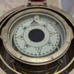 Brass Osaka Works Binnacle with Cassens and Plath Brass Compass 07