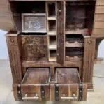 Custom Handmade Walnut Boat Bar - One Of A Kind