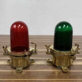 Red And Green Nautical Navigation Light Set