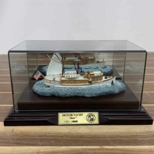Pleasure Cruiser Motor Yacht "Kim" In A Display Case