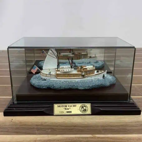 Pleasure Cruiser Motor Yacht "Kim" In A Display Case