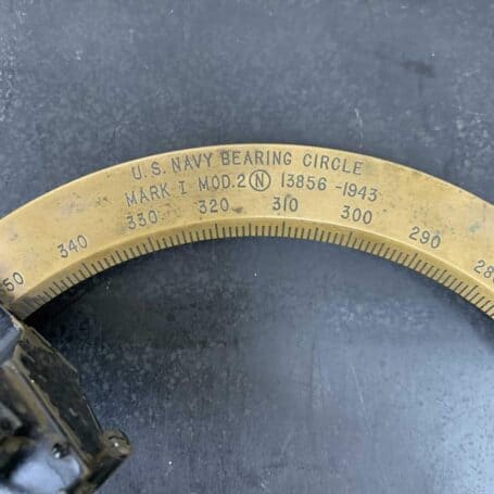 ITEM #P2-10A 1943 U.S. Navy Bearing Circle - Mark 1 Mod 2 1943 U.S. Navy Bearing Circle - Mark 1 Mod 2