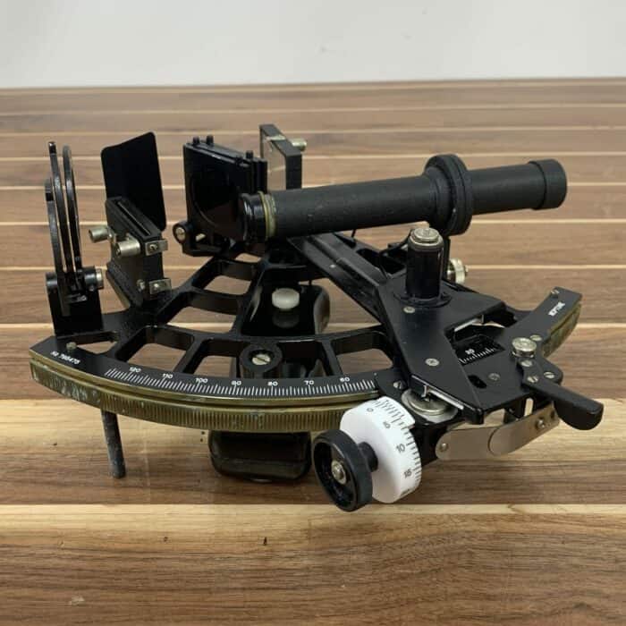 Vintage Neptune Sextant In Carrying Box