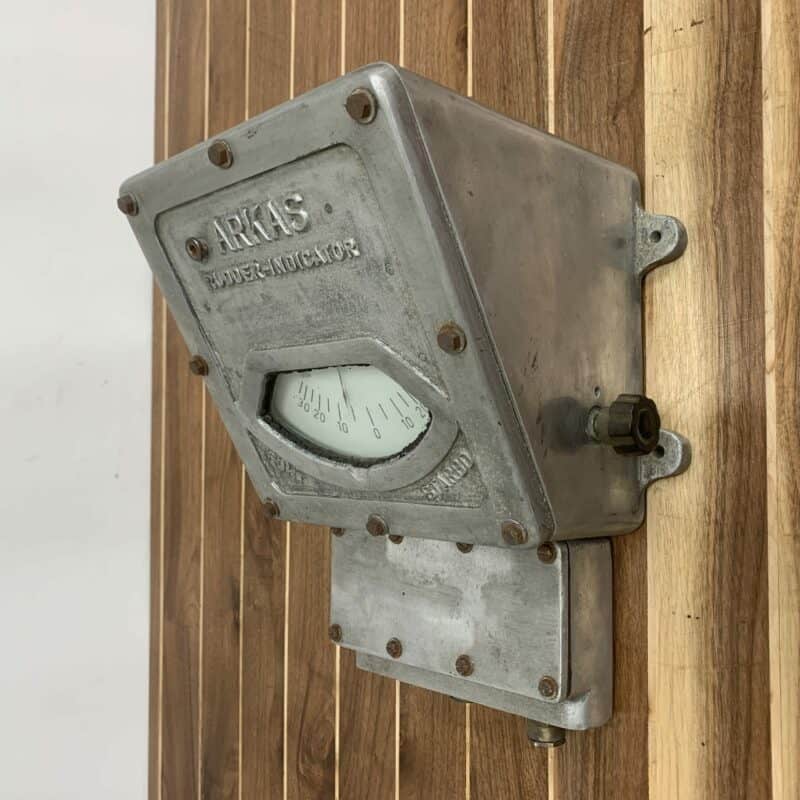 Vintage ARKAS Rudder Indicator