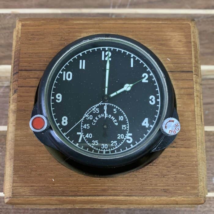 Soviet Airforce Aircraft Cockpit Clock