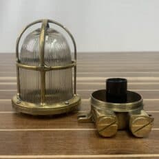 Nautical Brass Cage Ceiling Light