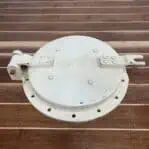 Aluminum Porthole Painted Cream With Solid Cover