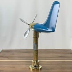Nautical Baby Blue Anemometer And Anemoscope Windmill