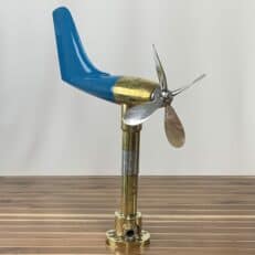 Nautical Baby Blue Anemometer And Anemoscope Windmill