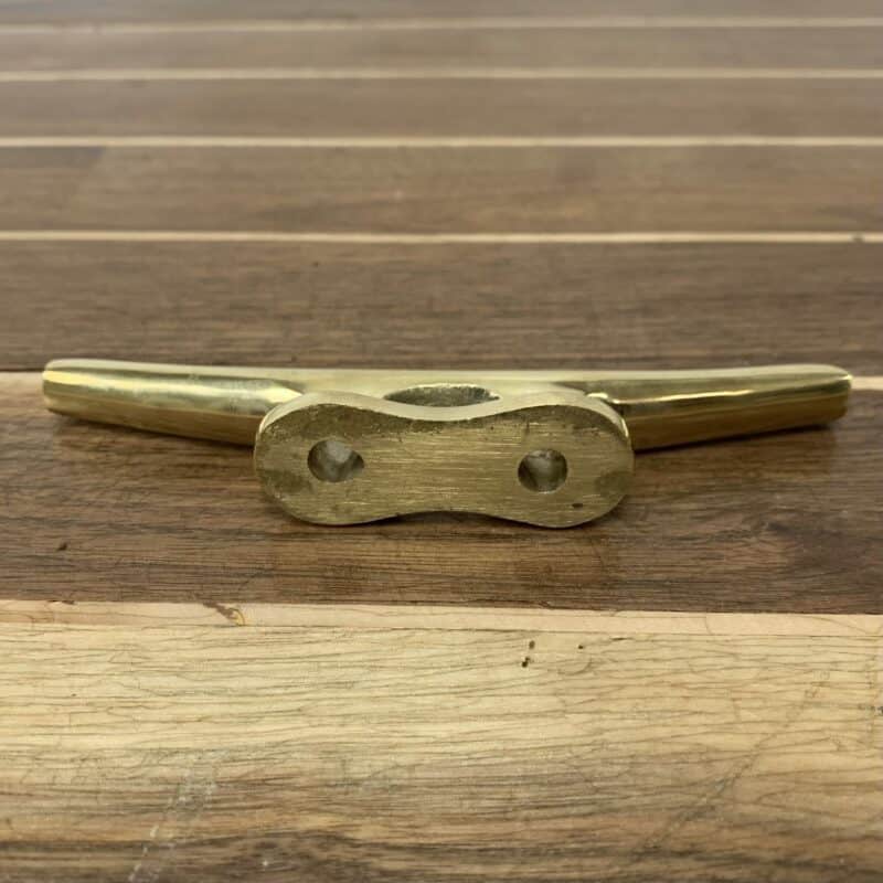 Nautical 5 3/4 Inch Brass Boat Cleat