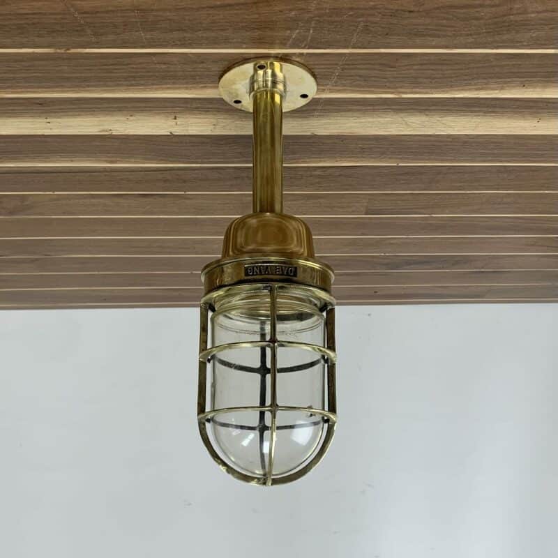 Polished Brass DAEYANG Ceiling Light - Clear Globe