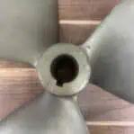 Vintage Solid Brass 13 Inch Boat Propeller