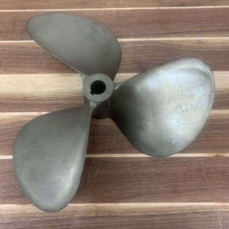 Vintage Solid Brass 13 Inch Boat Propeller Vintage Solid Brass 13 Inch Boat Propeller