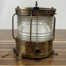 Vintage Navigation Light with Clear Glass