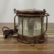 Vintage Fresnel Lens Running Light Desk Lamp