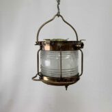 Vintage Nippon Sento Clear Weathered Glass Running Light