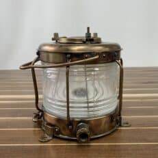Vintage Nippon Sento Clear Weathered Glass Running Light