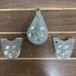 ITEM #P12-02A Set Of Three Stainless Steel Schaefer Pulleys
