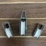 ITEM #P12-02A Set Of Three Stainless Steel Schaefer Pulleys