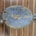Vintage Single Rope Wooden Block Pulley With Hook