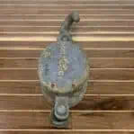 Vintage Single Rope Wooden Block Pulley With Hook