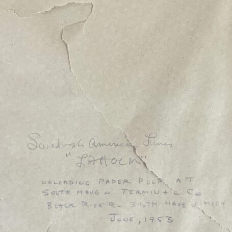 ITEM #P13-24 Swedish American Line Ship Photo-LAHOLM 02 Swedish American Line Ship Photo-LAHOLM