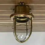 Vintage Clear Globe Ceiling Light – main product view