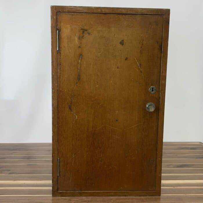 Salvaged Solid Door Cabinet Key Box