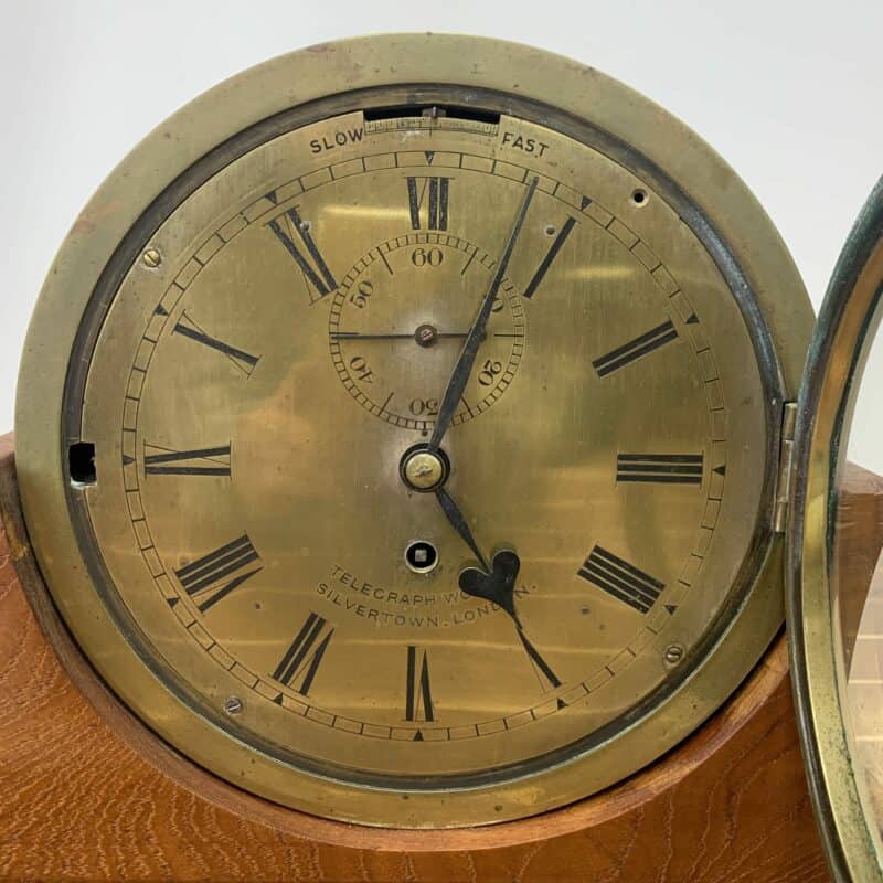 Vintage Telegraph Works Clock