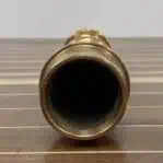Bottom view showing threaded base