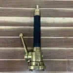 Vintage Brass And Rubber Fire Hose Nozzle