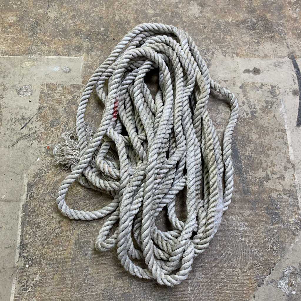 Nautical White Rope - Nautical Items At Big Ship Salvage