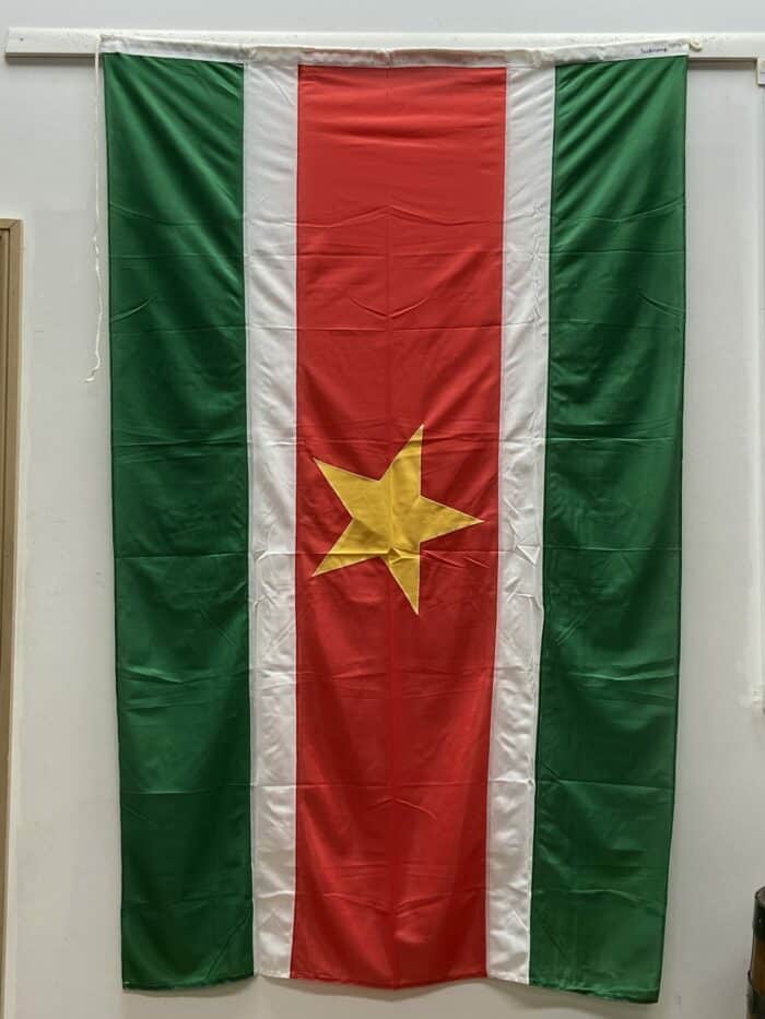 Vintage Suriname Ships Flag - 47" x 75"