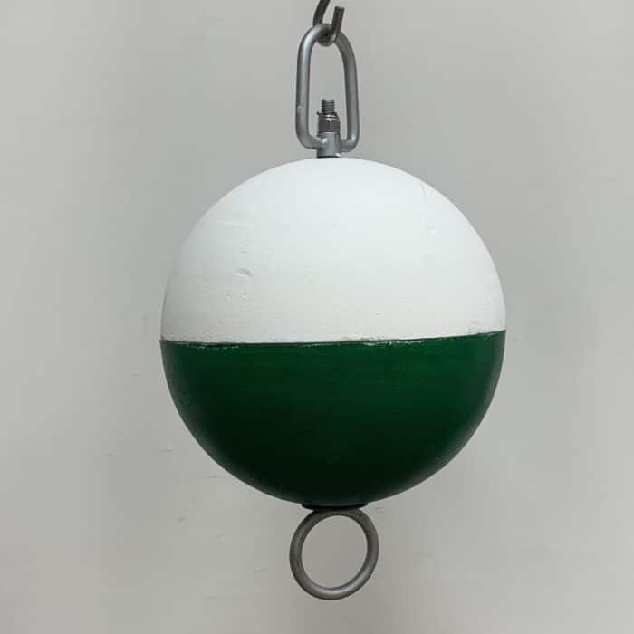 Green And White Mooring Buoy