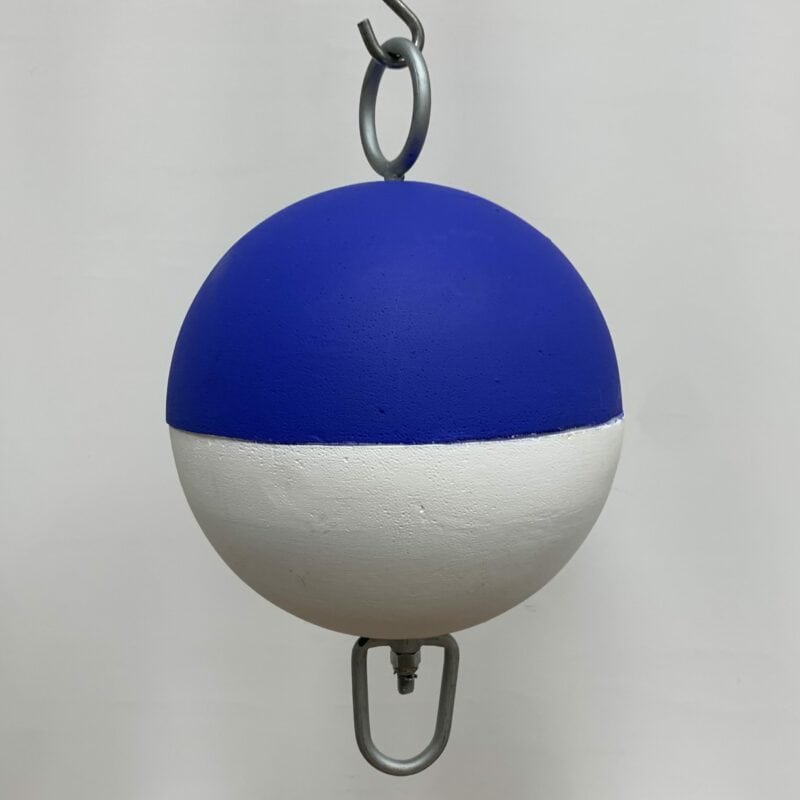 Blue And White Mooring Buoy