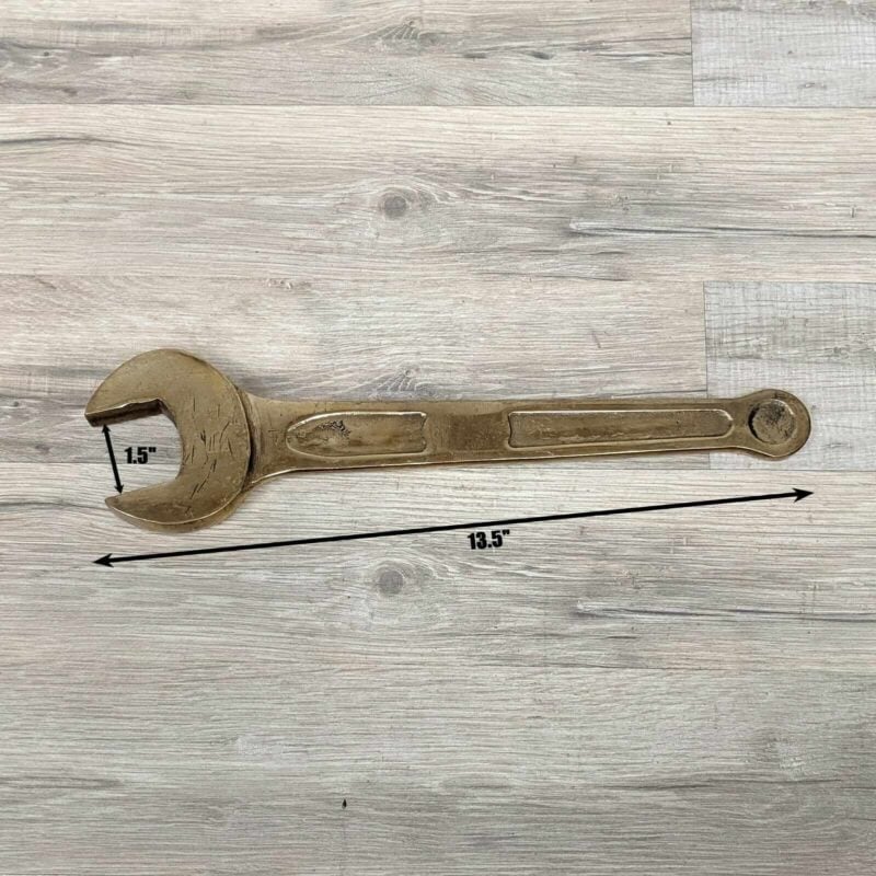 1.5 Open End Brass Wrench, 13.5 Long
