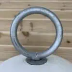 White and Blue Mooring Buoy