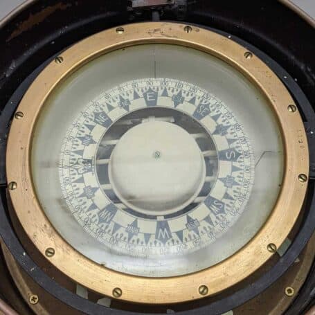 Rare Vintage Hezzanith Binnacle with Compass 07 Vintage Hezzanith Mark VII Binnacle with Compass