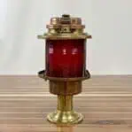 Red Lens Nautical Post Light